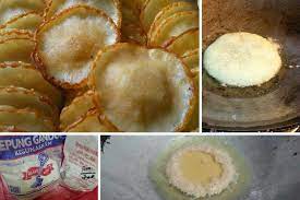Campur kentang yang sudah dipotong dengan tepung terigu. Resepi Menggunakan Tepung Beras