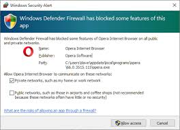 From startup it offers a discover page that brings fresh content to you directly; Which Features Is Windows 10 Defender Firewall Blocking That Opera Wants To Do Opera Forums