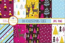Download Oh Christmas Tree Paper Graphic By Poppymoondesign Dengan Gambar SVG Cut Files