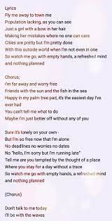 Pin On Song Lyrics