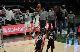 The milwaukee bucks blew the miami heat out of the gym in game 2 of the first round of the 2021 nba playoffs. M13ftfoft5t5am