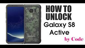 Please follow these steps : Unlock Samsung Galaxy S8 Active G892a At T Instantly Youtube