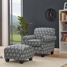 The armchair also features a padded seat and cushioned backrest. Alcott Hill Hummel 33 5 Wide Armchair And Ottoman Reviews Wayfair