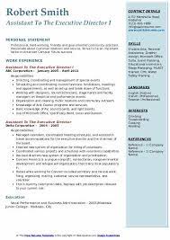 We are looking for a new executive assistant to support our executive team. Assistant To The Executive Director Resume Samples Qwikresume