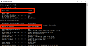 The last number represents the host. How To Find Server S Host Name And Mac Address Visure Solutions