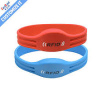 High Temperature Resistant Silicone RFID Wristband for Amusement Park Ride  Access & Child Location Tracking