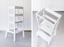 Ikea Hack Toddler Learning Tower Using A Bekvam Stool Tutorial Step By Step Happy Grey Lucky Diy Baby Furniture Learning Tower Ikea Kitchen Stools Ikea