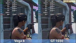 Eğer apu toplarsam sonradan güzel bir ekran. Geforce Gt 1030 Vs Ryzen 3 2200g Vega 8 In 2019 In 10 Games Benchmark Comparison Test Youtube