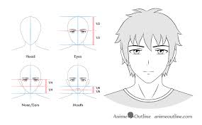 12 Anime Male Facial Expressions Chart Tutorial Animeoutline