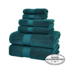 Home Decorators Collection Plush Soft Cotton 6 Piece Towel Set In Charleston 91306abhwc6 The Home Depot In 2020 Towel Set Home Decorators Collection Plush Towel