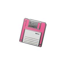 Floppy Disk Pin 2 Colors Floppy Disk Enamel Pins Pin And Patches