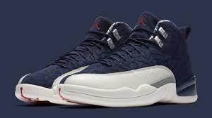 Air Jordan 12 Retro Prm Japan Bv8016 445 International Flight College Navy Red Air Jordans Air Jordans Retro Nike Jordan Retro