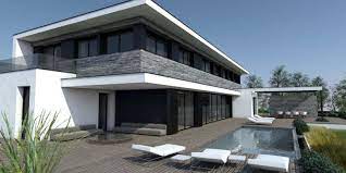 Les Maisons Cubiques Toit Plat Toit Terrasse Groupes Maison Cubique Maison Toit Terrasse Maison Moderne Toit Plat