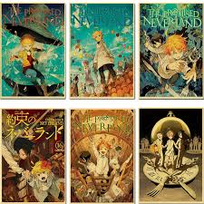 Maybe you would like to learn more about one of these? Retro Posters Anime Cartoon The Promised Neverland Poster Prints Wall Painting Good Quality Poster Home Bar Cafe Room Decoration Painting Calligraphy Aliexpress