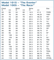 high quality jockey vest size chart 2019