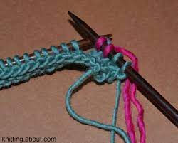 In this drops video we show how to crochet with multiple colours. Knit Multiple Colors In One Row With Fair Isle Knitting Knit Stitch Patterns Knitting Stitches Knitting Techniques