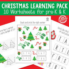 The christmas resource set introduces twelve vocabulary words that reappear in eight different activities. Christmas Preschool Kindergarten Worksheets You Can Print Kids Activities