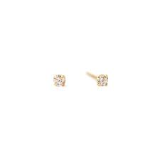 Diamond 10k white gold stud earrings reg. 14k Solid Gold Stud Earrings Sapphire Earrings 14k Gold Studs Amyo Jewelry
