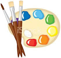 Free painting brush, download free clip art, free clip art. Pinsel Und Palette Von Farben Clipart Bilder Vektor