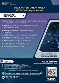 Berikut dikongsikan senarai universiti awam (ipta) yang terkini di malaysia. Senarai Program Diploma Sarjana Muda Mod Separuh Masa Uitm Terdapat 80 Program Di 12 Cawangan Seluruh Malaysia Menanti Anda Mohon Sekarang Untuk Sesi Kemasukan Mac 2021 Https Iis Iceps Uitm Edu My Register Hubungi Kami Untuk Pertanyaan