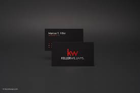Card stock with matte finish. Free Keller Williams Business Card Template With Print Service Rockdesign Com