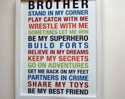 Pin By Katelynn Falcone On My Saves In 2020 Boy Room Printables Big Brother Gift Boys Room Decor
