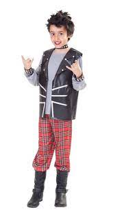 ¡qué bien lo sabes, bribón! Disfraz De Rockero Punky Para Nino Por 9 50