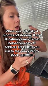 When your officially 4 months off Adderall & the all natural gummy’s that  helped you get off Adderall are BOGO you run to the computer to stock  up!!!!!!!!!!! #adhd #momswithadhd #adhdinwomen ...