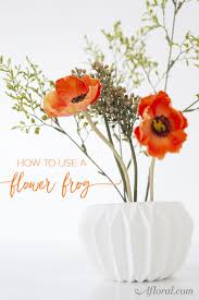 How To Use A Flower Frog Modern Flower Arrangements Flower Frog Silk Flower Arrangements