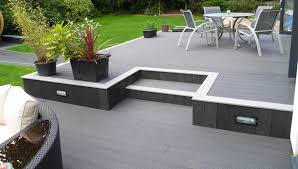 Light Dark Grey Composite Decking Composite Decking Deck Garden Composite Decking Outdoor Furniture Sets