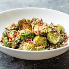 Especially when you add bacon, maple roasted pecans and minced garlic. Roasted Brussels Sprouts With Bacon And Pecans Cook S Illustrated