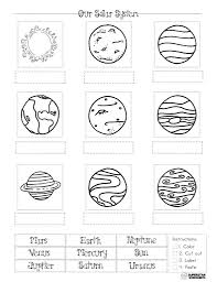 Download nasa space communications and navigation coloring page and scavenger hunt. Solar System Worksheets Superstar Worksheets