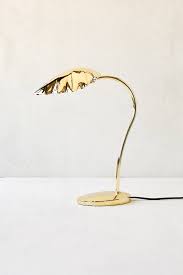 Brass Leaf Desk Lamp Task Table Gold Katie Considers