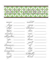 Games During Showers Yes Or No Snickerplum S Party Blog Snickerplum Animal Baby Shower Games Baby Animal Games Fun Baby Shower Games