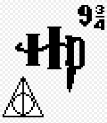 Harry potter heroes and villains. Harry Potter Logos Harry Potter Pixel Art Clipart 1939201 Pikpng