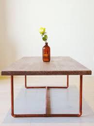 Copper Leg Coffee Table Copper Furniture Diy Coffee Table Copper Table