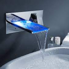 Coordinate the colors, finishes, and overall styles of your faucets with the rest of your bathroom. Waterfall Bathroom Sink Faucet Grifos Del Fregadero Cuarto De Bano Decoracion De Casas Modernas Grifo De Bano