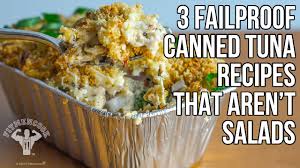 In a large pan with olive oil. 3 Easy Cheap Canned Tuna Recipes That Aren T All Salads 3 Maneras Usar Atun Enlatado Youtube