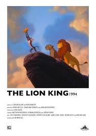 alternative movie poster lion king poster lion king movie iconic movie posters