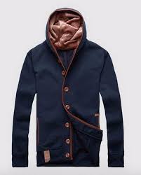 Chairo Paka Button Up Capuchas Sudaderas Sudaderas Hombre