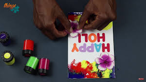 Making a giant greeting card is easy! Diy Holi Greeting Card Idea 2019 3 Steps Instructables