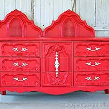 Frosted Pomegranate Bedroom Furniture Red Painted Furniture Painted Bedroom Furniture Painting Plastic Furniture