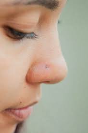Champagne Diamond Nose Stud Rose Gold Nose Stud Solid Gold Nose Ring Stud Tiny Diamond Nose Stud Diamond Nose Stud Gold Nose Stud Nose Ring Stud