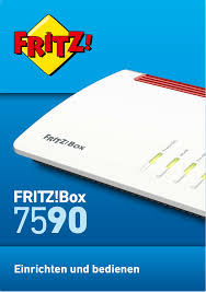Anschließen und im internet surfen. Fritz Box 7590 Manualzz