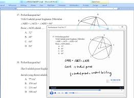 Pembahasan soal matematika smp ujian nasional 2014 nomor 1 sampai dengan nomor 5 tentang: Microsoft Word Interaktif Pembahasan Soal Un Matematika Smp Tahun 2010 2011 No 36 40 Video Abdul Karim