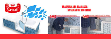 Remail da oltre 40 anni produce ed installa una vasca da bagno nuova sopra quella esistente in sole 3 ore senza rompere nulla con il sistema vasca nella vasca. Vasca Sportello Laterale Remail Italia Shopping Le Migliori Offerte Televendite