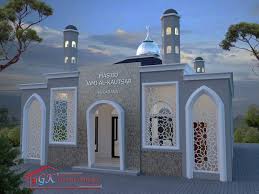 109 desain pagar dan pintu besi minimalis modern dan konvensional. Masjid Minimalis 1 Lantai Nusagates