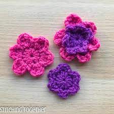 Here you'll find 25 easy, fun patterns. 3 Simple Crochet Flower Patterns With Pictures Stitching Together