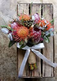 Australian Native Bouquet This Mixed With A Few Other Non Native Flowers Would Be Nice Australian Flowers Protea Bouquet Australian Native Flowers