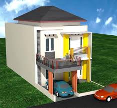 Rumah ini memiliki dua kamar tidur yang dipisahkan oleh kamar mandi. Desain Rumah Type 36 Tingkat 2 Cek Bahan Bangunan